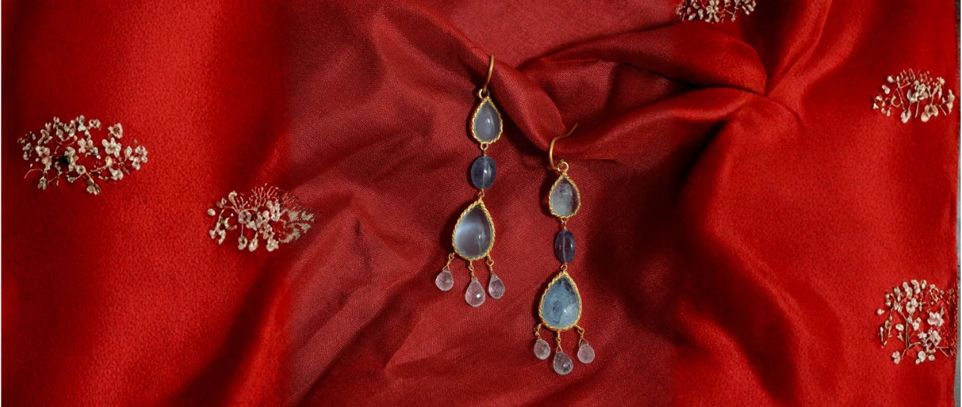 Aquamarine Drop Earrings