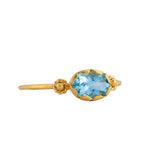 Grecian Gold Aquamarine Stacking Ring