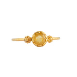 Grecian Gold Yellow Sapphire Stacking Ring