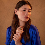 Opium Opal Sapphire Cocktail Ring