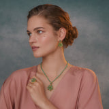 The Rosa Strawberry Onyx Pendant
