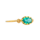 Grecian Gold Emerald Stacking Ring