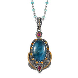 Ava Apatite Ruby Pendant