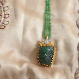 Hema Emerald Diamond Pendant
