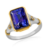 Noomi Tanzanite Diamond Ring