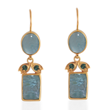 Bathsheba Aquamarine Drop Earrings