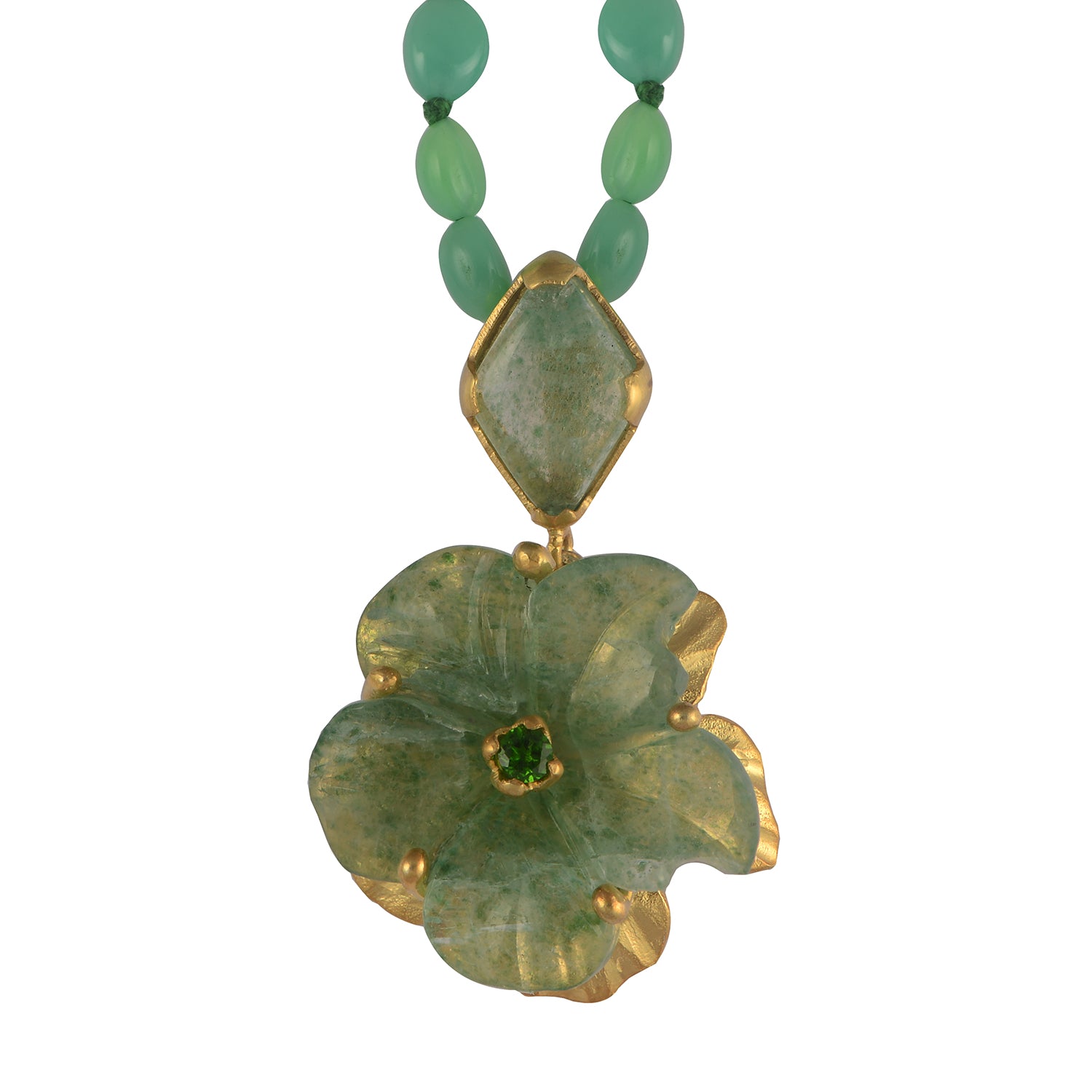 The Rosa Strawberry Onyx Pendant