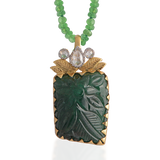 Hema Emerald Diamond Pendant