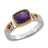 Bathsheba Amethyst Ruby Ring