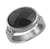 Babylon Black Spinel Ring