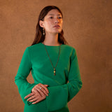 Lola Labradorite Teardrop Ring