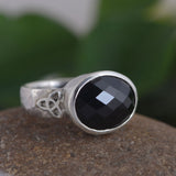 Babylon Black Spinel Ring