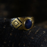 Branna Sapphire Gold Ring