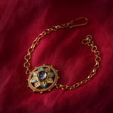 Bali Aquamarine Enamel Bracelet