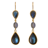 Lola Labradorite Teardrop Earrings