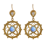 Bali Moonstone Earrings