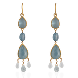Lola Aquamarine Drop Earrings