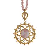 Bali Rose Quartz Pendant
