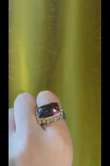 Blush Tourmaline Diamond Dress Ring