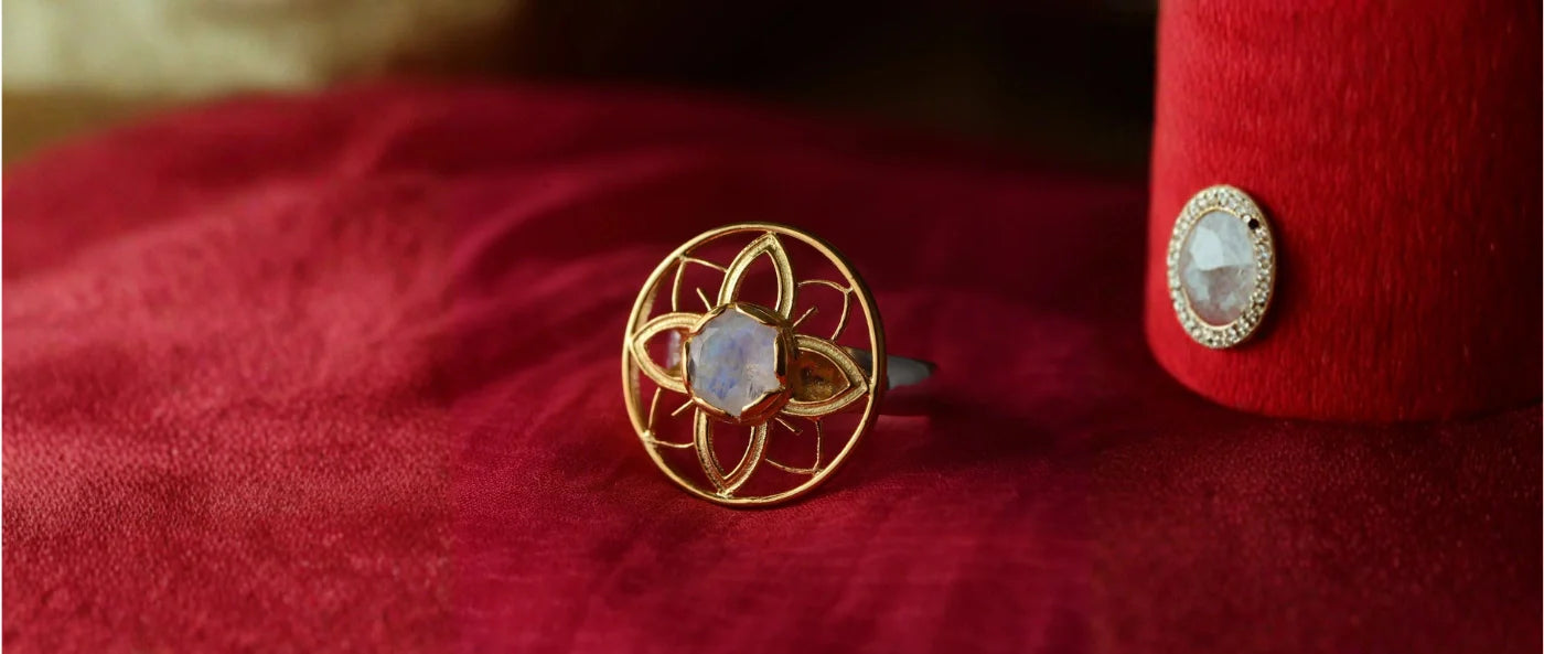 Bali Moonstone Ring