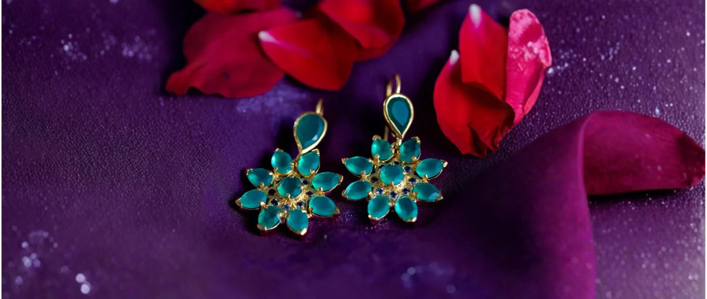 Designer Gemstone Earrings