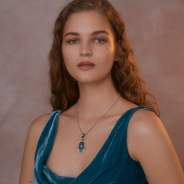 Ava Apatite Ruby Pendant