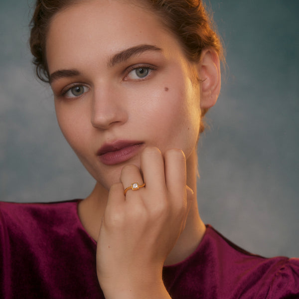 Brooke Diamond Gold Ring