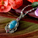 Ava Apatite Ruby Pendant