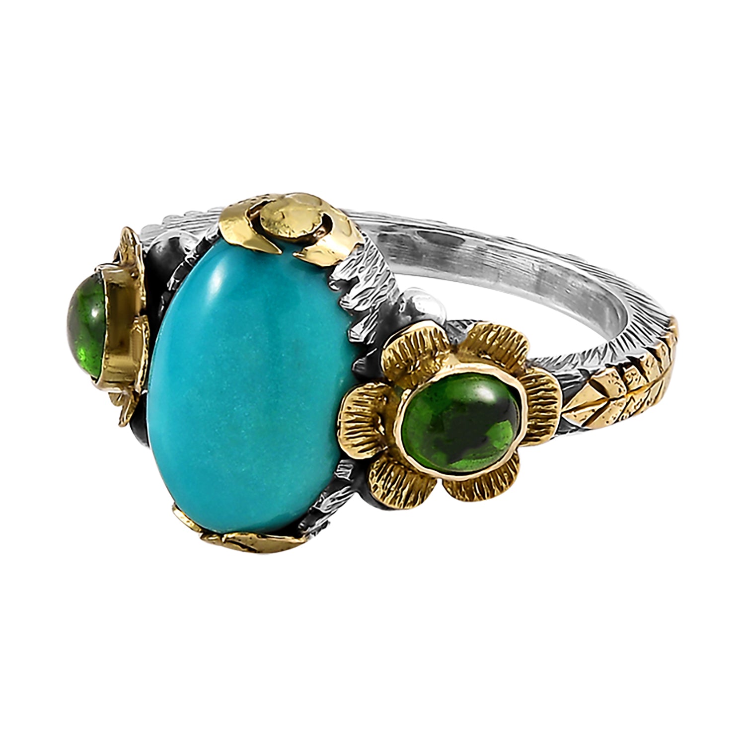 The Ocean Turquoise Tourmaline Ring