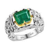 The Baroque Emerald Ring