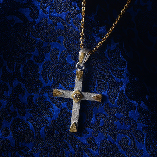 Cora DIamond Cross Pendant