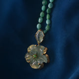 The Rosa Strawberry Onyx Pendant