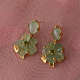 The Rosa Strawberry Onyx Dangle Earrings
