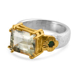 Clara Green Amethyst Ring