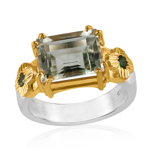 Clara Green Amethyst Ring