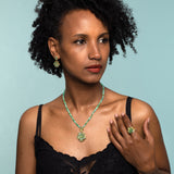 The Rosa Strawberry Onyx Pendant
