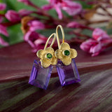 Clara Amethyst Earrings