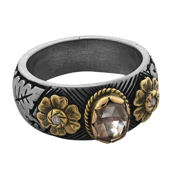 Diamond Mughal Art Ring