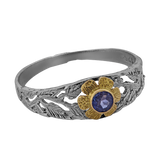 Georgette Blue Sapphire RIng
