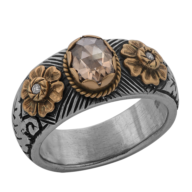 Diamond Mughal Art Ring