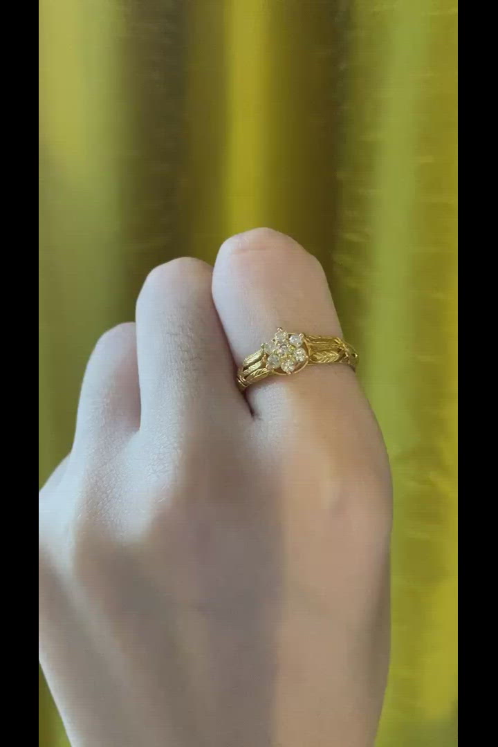 Diamond and Gold Passion Ring