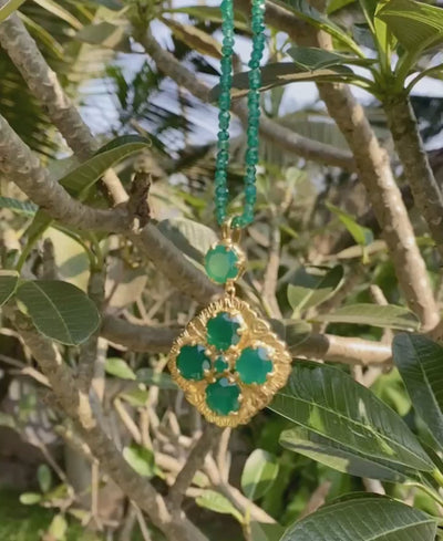 Venise Green Onyx Pendant