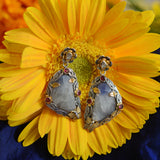 The Madonna Sapphire Diamond and Tourmaline Earrings