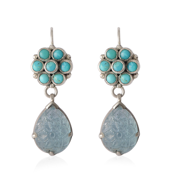 Bibi Aquamarine Turquoise Earrings