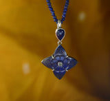 Toyah Lapis Lazuli Tsavorite Pendant