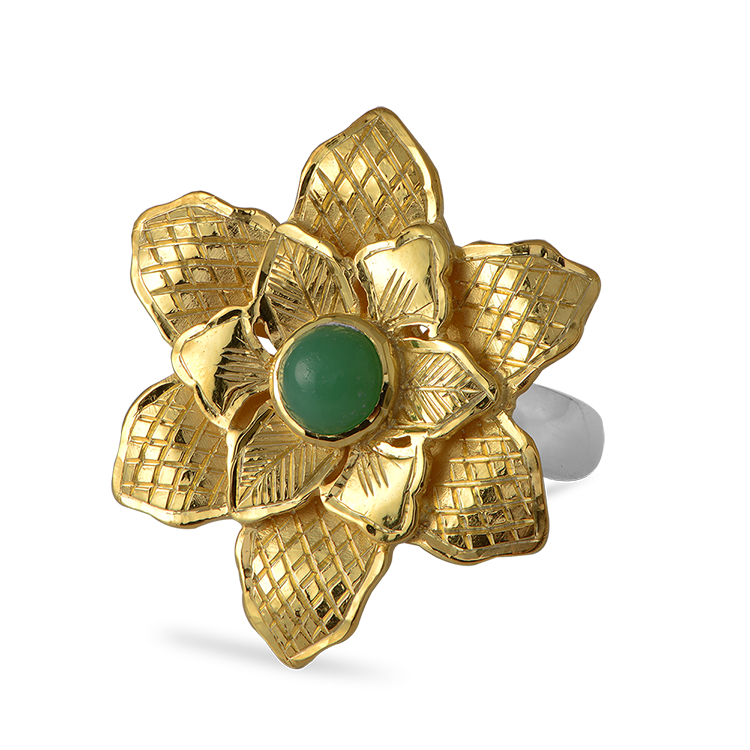 Violetta Chrysoprase Ring