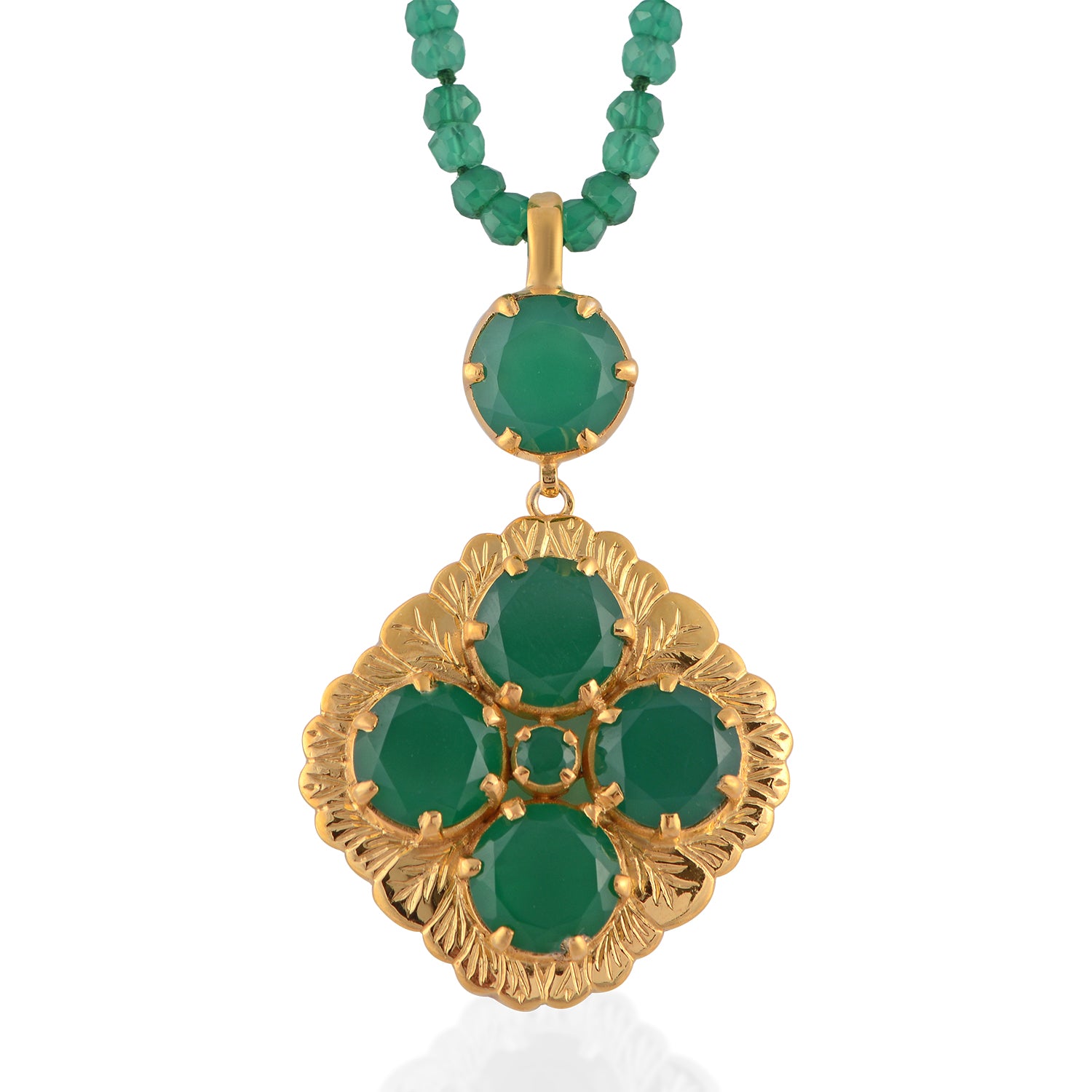 Venise Green Onyx Pendant