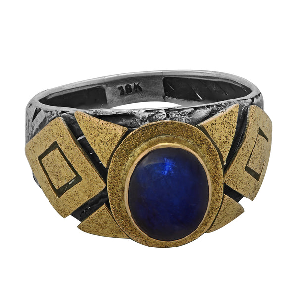 Branna Sapphire Gold Ring